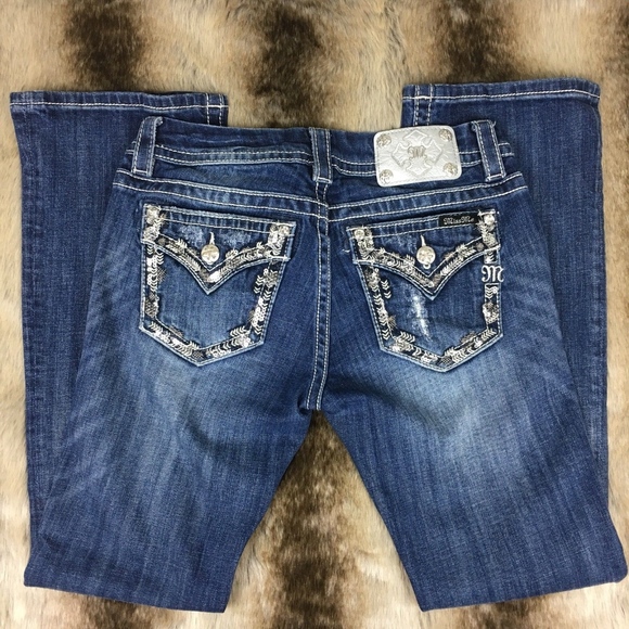 🛍 Miss Me Signature Bootcut Jeans, Size 28 - Picture 4 of 6